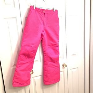 Faded Glory pink Girls Snow pants XL 14-16